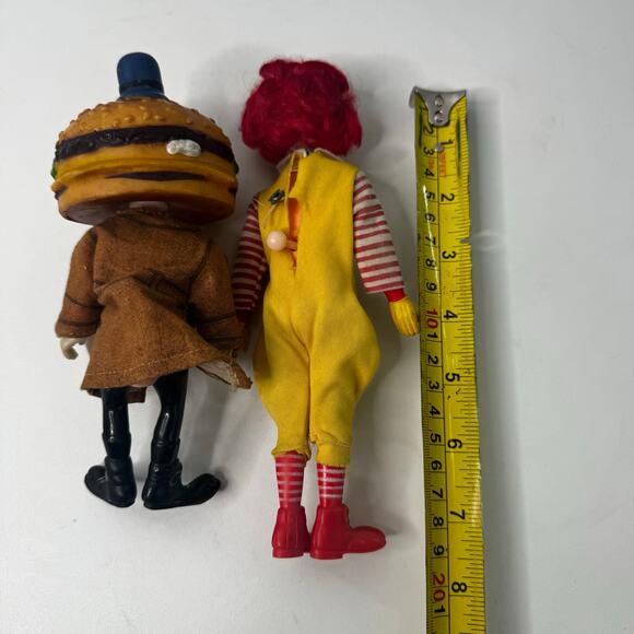 Vtg 1976 Remco McDonald's McDonaldland Figured Big Mac (no clothing) & Ronald - Picture 6 of 9